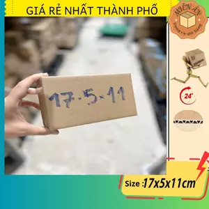 Hộp giấy P35 size 17x5x11 cm, thùng carton gói hàng Everest
