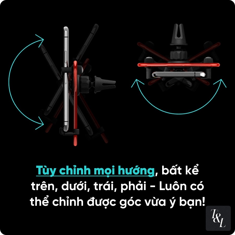 Giá Đỡ Điện Thoại Trên Ô Tô Cao Cấp Đa Năng YAYA - bbdd -  Tối Giản, Tiện Lợi