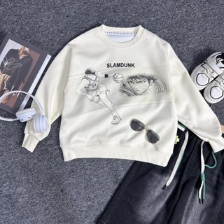 Áo nỉ thu đông bé trai từ 28-58kg hàng QC cao cấp áo sweater trẻ em size đại