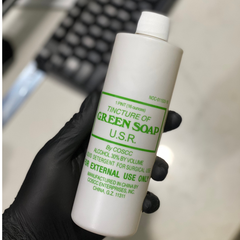 [BluSoap - Green] Dung Dịch Vệ Sinh Lau Mực Sau Xăm