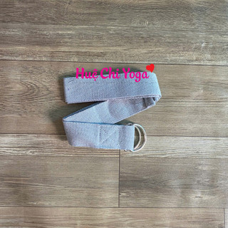 Combo 2 gạch in hoa văn 320g, 1 dây cotton họa tiết 1,83m hỗ trợ tập Yoga