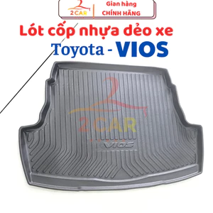 Lót cốp xe Toyota Vios 2008 - 2021, 2022, 2023,2024 - 2026 nhựa dẻo cao cấp