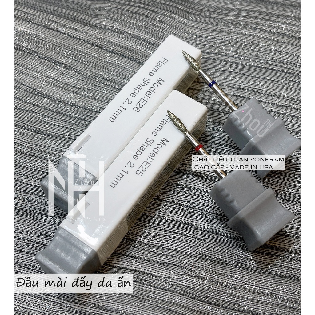 đầu mài mở túi da, Đầu mài da nhọn đẩy da ẩn, đầu mài da kiểu nga, đầu mài đẩy da cao cấp