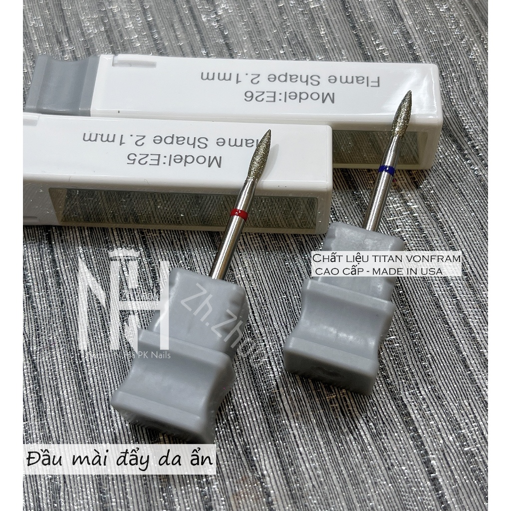 đầu mài mở túi da, Đầu mài da nhọn đẩy da ẩn, đầu mài da kiểu nga, đầu mài đẩy da cao cấp