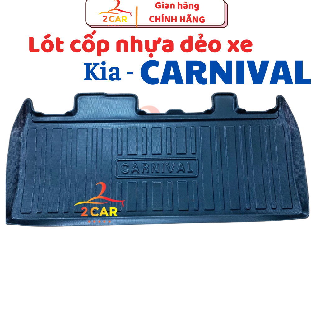LÓT CỐP nhựa dẻo xe Kia Carnival 2022 - 2026 chất liệu TPO cao cấp không mùi, không thấm nước