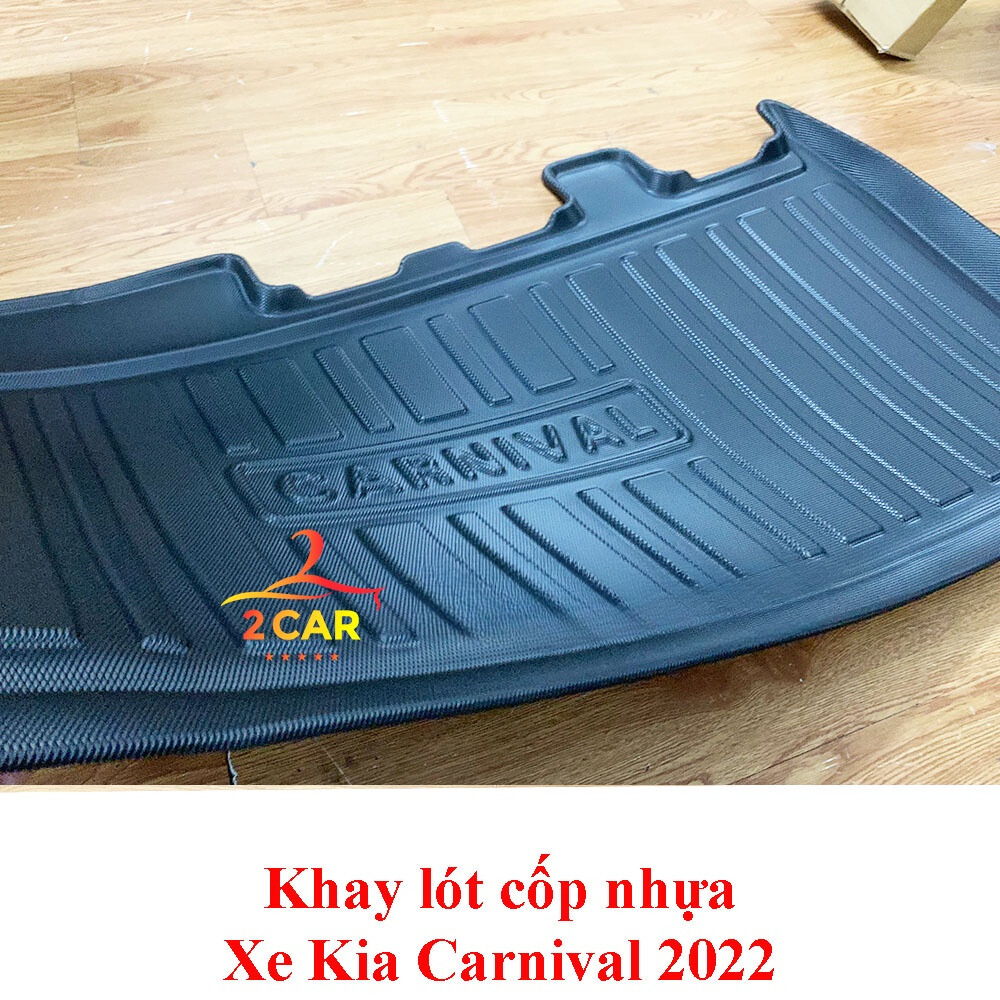 LÓT CỐP nhựa dẻo xe Kia Carnival 2022 - 2026 chất liệu TPO cao cấp không mùi, không thấm nước