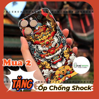 Tấm dán Skin Mặt sau / Ốp lưng Mẫu Kì Lân MS02 FULL VIỀN  15 Pro Max ,14 Pro Max ,13 pro max ,12 pro max ,11 pro max