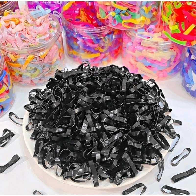 Thun cột tóc đen và nhiều màu siêu dai (tầm 100g)