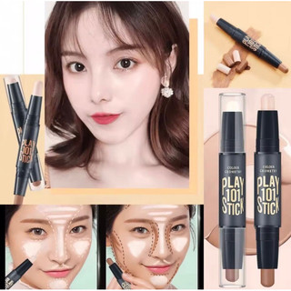 Bút Tạo Khối 2 đầu Tự Nhiên Mềm Mịn Lâu Trôi Nội Địa CONTOUR HIGHLIGHTER BLUSHER