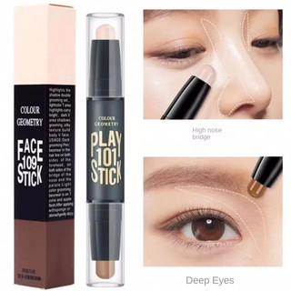 Bút Tạo Khối 2 đầu Tự Nhiên Mềm Mịn Lâu Trôi Nội Địa CONTOUR HIGHLIGHTER BLUSHER