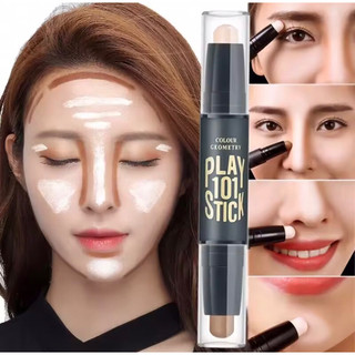 Bút Tạo Khối 2 đầu Tự Nhiên Mềm Mịn Lâu Trôi Nội Địa CONTOUR HIGHLIGHTER BLUSHER