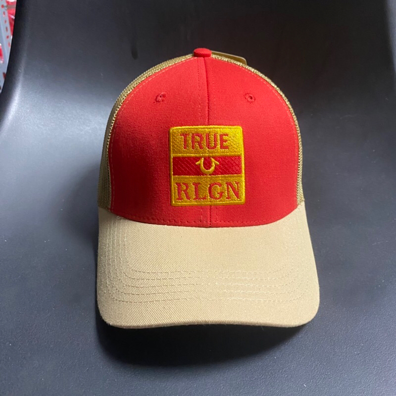 MŨ KẾT LƯỠI TRAI THỜI TRANG NAM NỮ_MŨ ÔNG ĐỊA TRUE RLGN VUÔNG PHỐI LƯỚI SIÊU ĐẸP