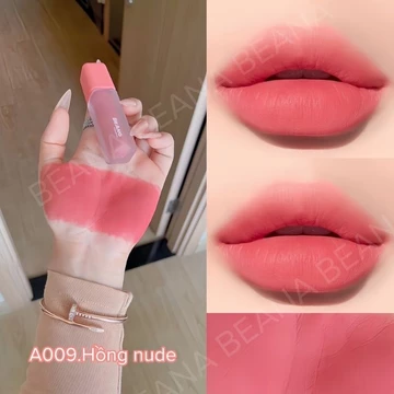 Son hồng lì son Beana, son hồng đào son tone hồng chất son mềm mịn môi son lì bền màu