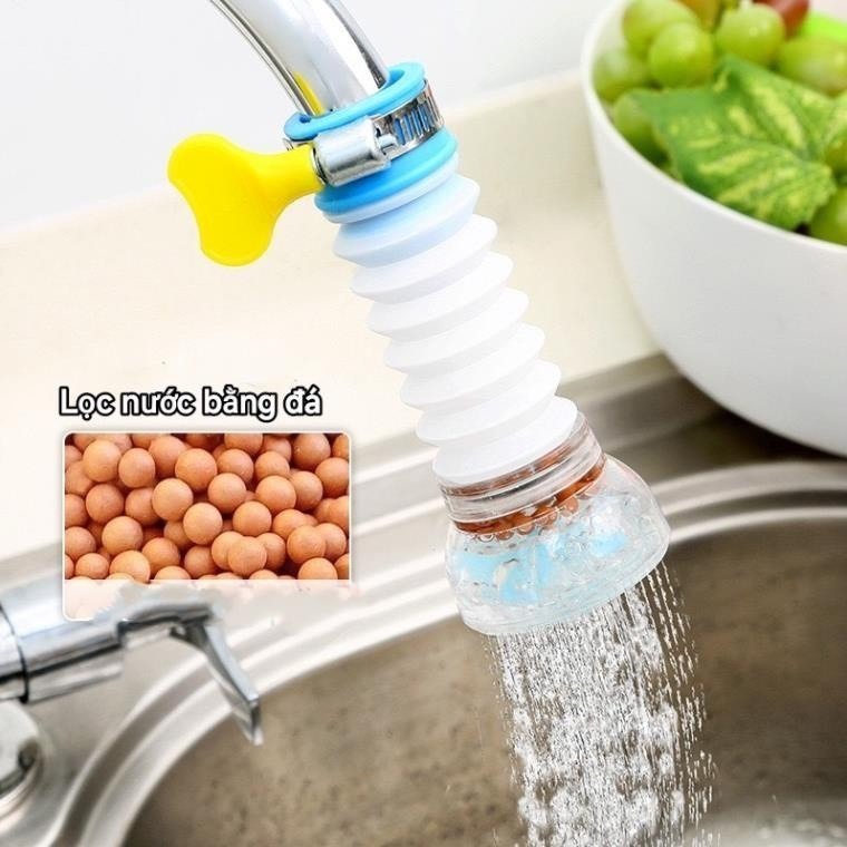 Đầu vòi nước - bộ đầu lọc nước tăng áp từ vòi xoay 360 độ