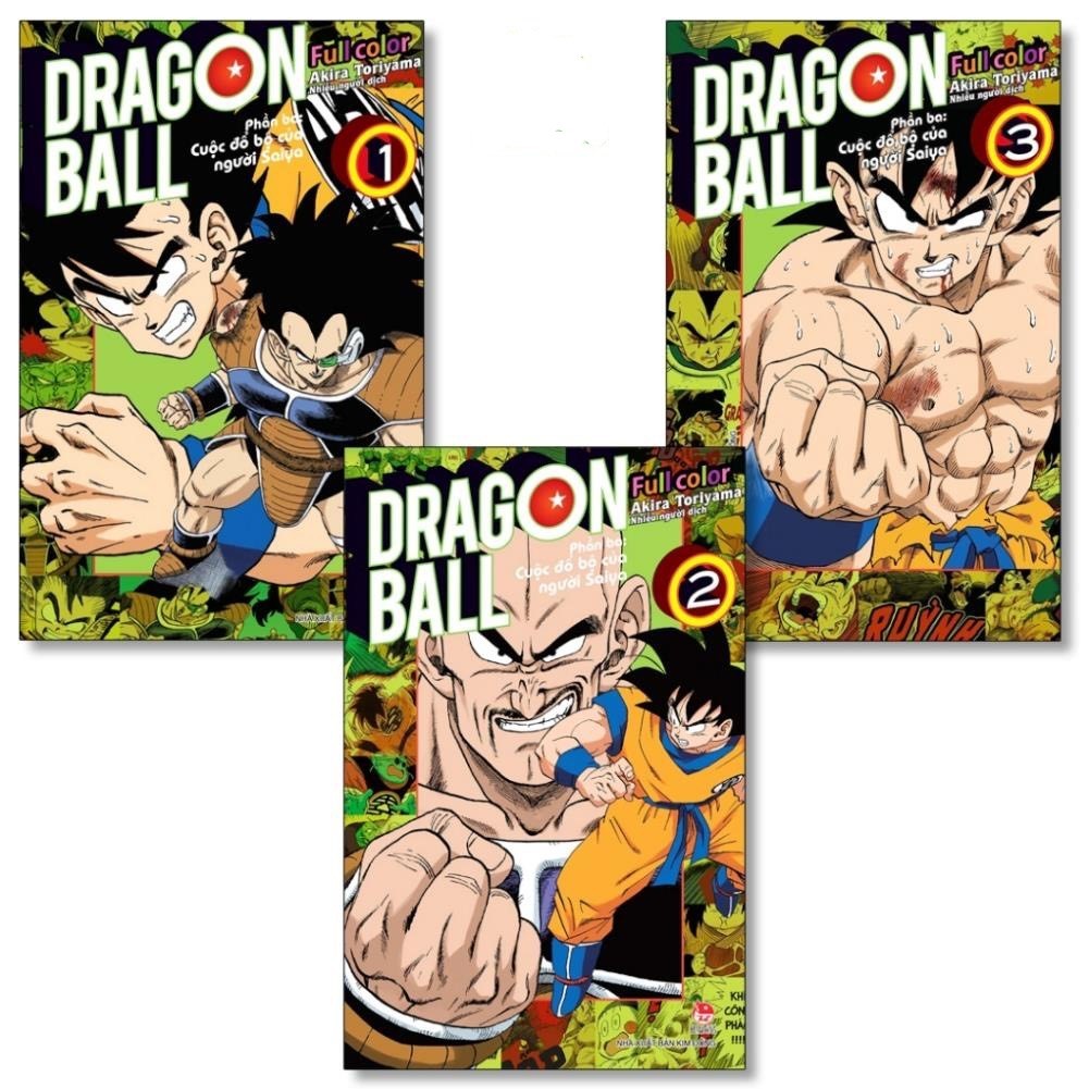 Sách - Dragon Ball Full Color - Phần ba (3 tập) | Shopee Việt Nam