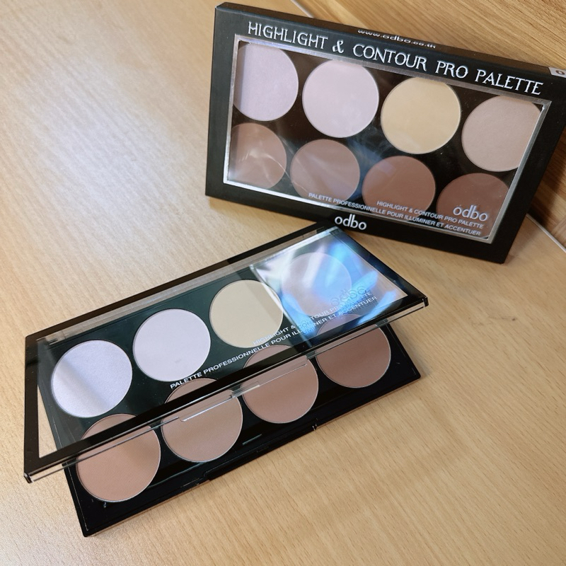 Bảng Phấn Bắt Sáng Và Tạo Khối Odbo highlight & Contour Pro Palette 20g ...