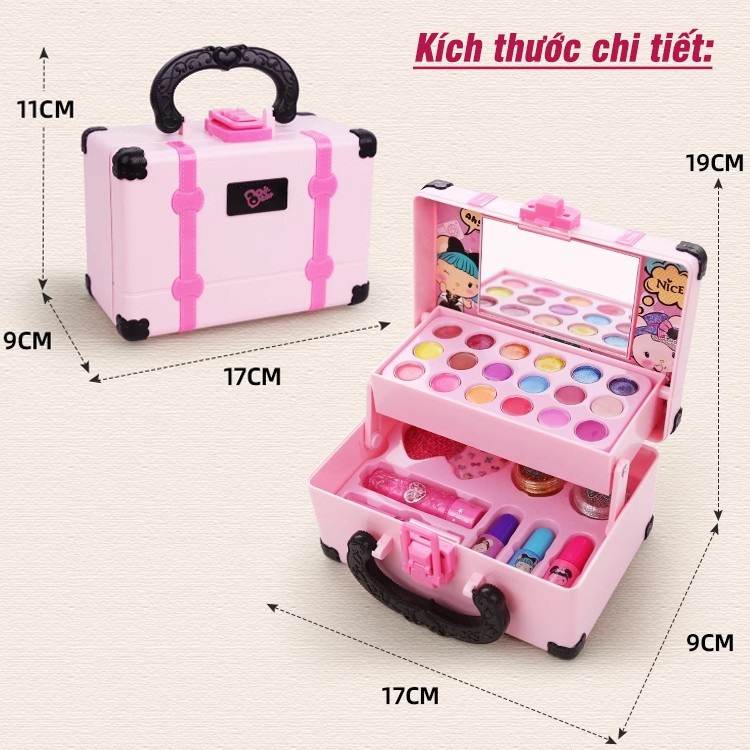 Ảnh Trang điểm Thật 3 tầng cao cấp mô phỏng như thật J-1133 4