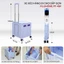 Xe kéo hàng 4 bánh đi chợ siêu thị gấp gọn Fujihome PT-45F, xe đẩy hàng xếp gọn, thùng vali 65L đa năng dã ngoại