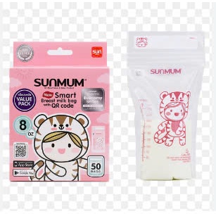 Túi trữ sữa Sunmum Thái Lan Mẫu mới 100ml/150ml/250ml