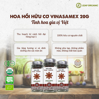 Hoa hồi hữu cơ Vinasamex 20g gia tăng hương vị, có 4 chứng nhận hữu cơ