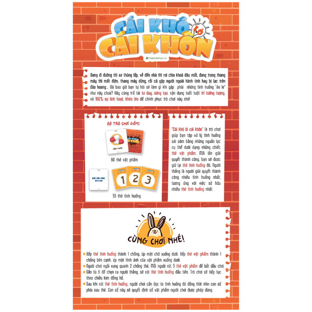 Ảnh Đồ chơi Cái khó ló cái khôn cho bé 6-10 tuổi giúp con rèn luyện khả năng ứng biến, rèn luyện tư duy logic 2