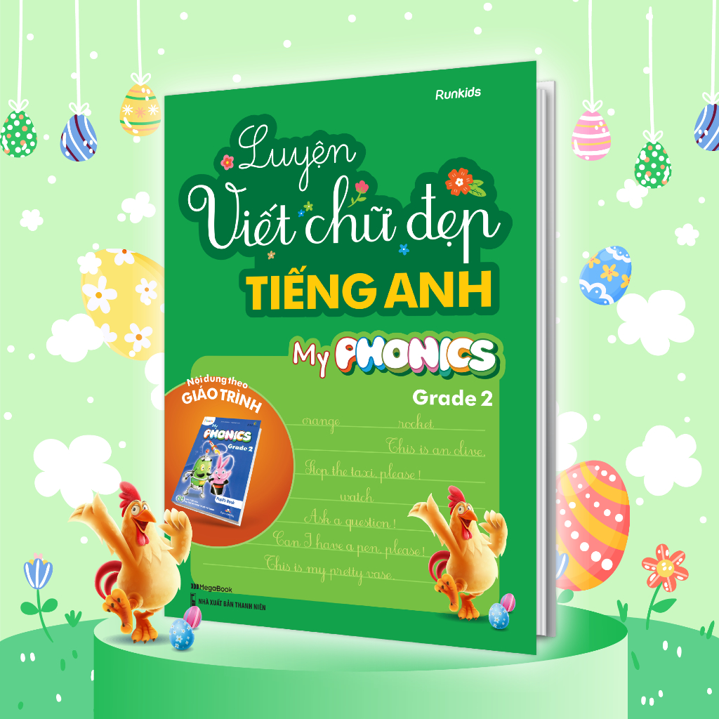 Sách Luyện viết chữ đẹp tiếng Anh My Phonics grade 2 | Shopee Việt Nam