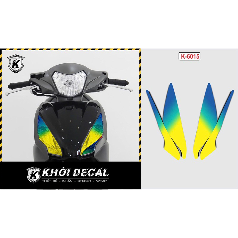Decal dán đèn vision 2014- 2019