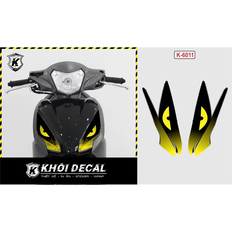 Decal dán đèn vision 2014- 2019