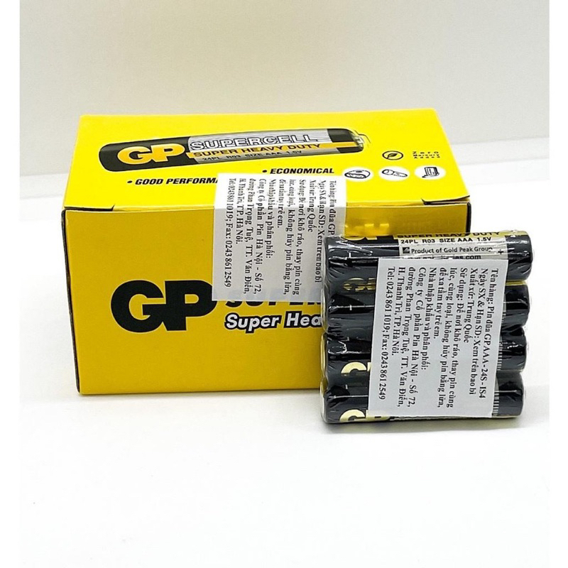(CHÍNH HÃNG ) PIN GP BATTERIES 1,5v Siêu bền (hộp 40 viên) | Shopee ...