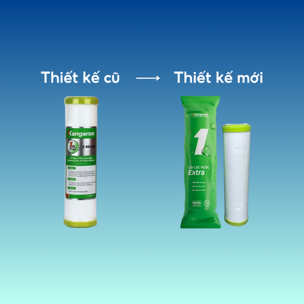 Ảnh Lõi lọc số 1 cho máy lọc nước Kangaroo - Hàng chính hãng Kangaroo 2