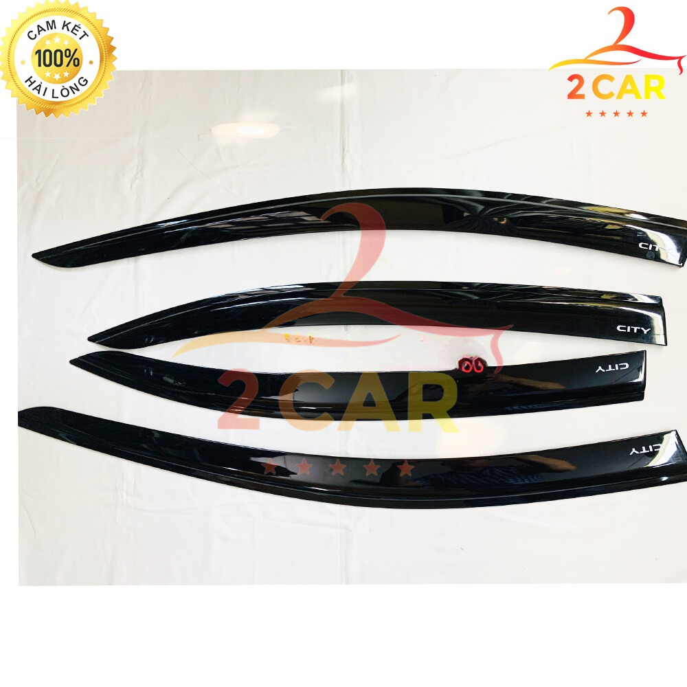 Vè che mưa xe Honda City 2015 - 2024, 2025 nhựa đen cao cấp - Giá 1 bộ