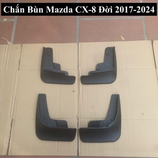 Chắn Bùn Mazda CX-8 Chất Liệu Nhựa Dẻo Bộ 4 Chiếc Có Kèm Ốc Vít
