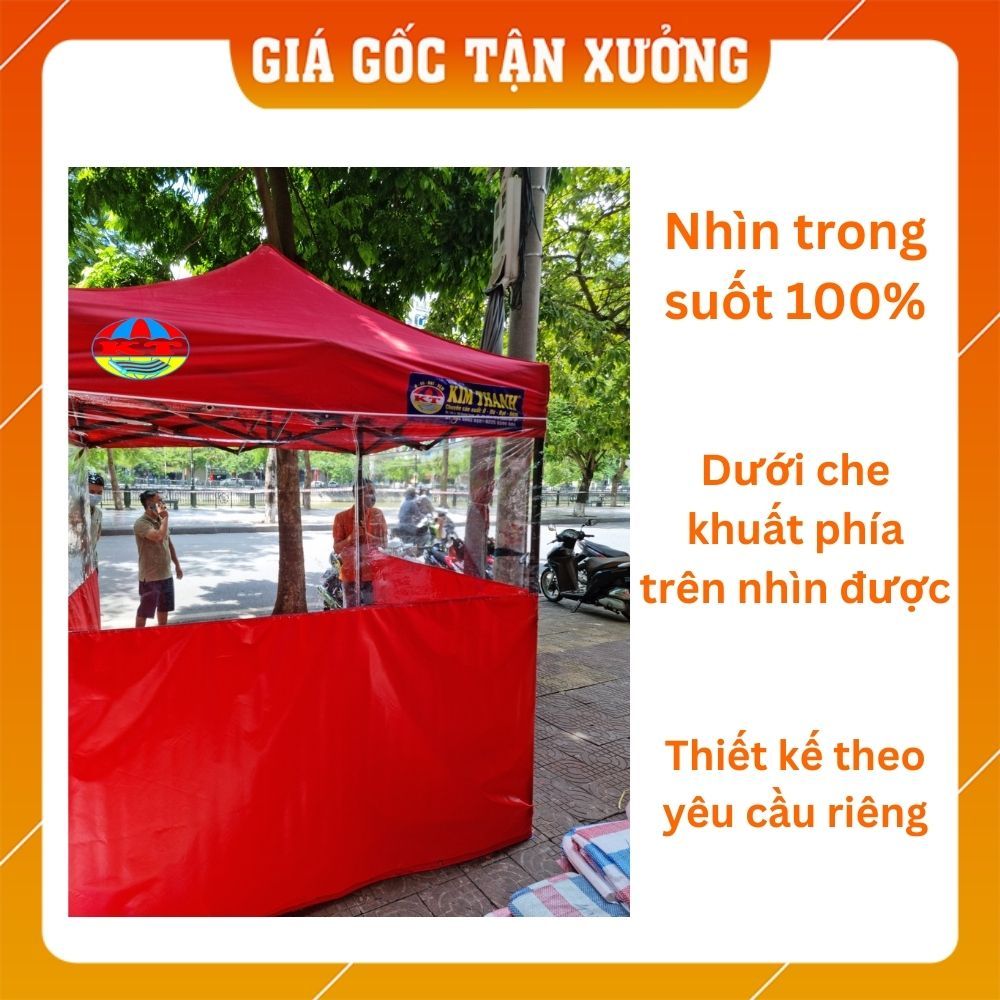 [LÀM THEO YÊU CẦU]  BẠT QUÂY NHÀ BẠT DI ĐỘNG ĐA NĂNG 3M x 3M (không bao gồm khung xương và bạt mái)