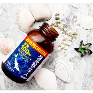 Viên Uống Orihiro Shark Squalene Chiết Xuất Dầu Gan Cá Mập Sụn Vi Cá Mập Nhật Bản