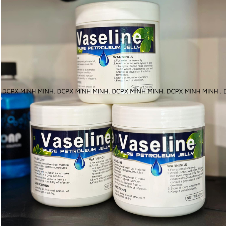 Sáp dưỡng ẩm Vaseline dùng lau mực dưỡng ẩm hũ tròn 500g
