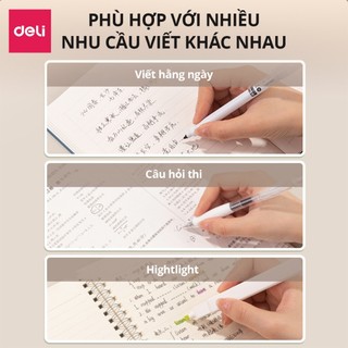 Nguyên Hộp Bút Gel A575 Bút Bi Nước Ngòi 0.5mm Tiện Lợi Mực Trơn Tru Viết Sổ Cho Học Sinh Văn Phòng