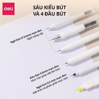 Nguyên Hộp Bút Gel A575 Bút Bi Nước Ngòi 0.5mm Tiện Lợi Mực Trơn Tru Viết Sổ Cho Học Sinh Văn Phòng