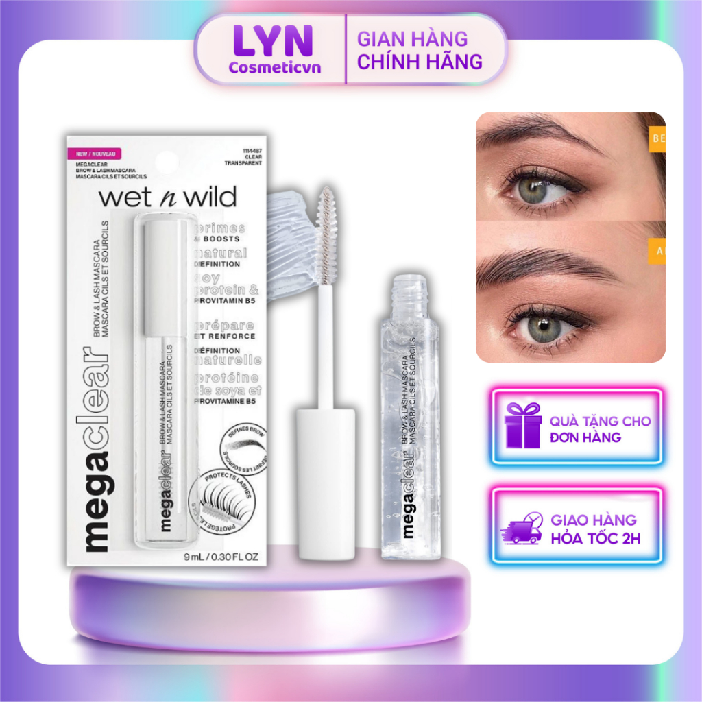 [Bill US] Chuốt định hình mi trong suốt , không màu , Gel giữ nếp lông ...