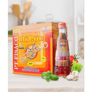 [Nước Mắm Kho 20N] Thùng 6 Chai Thủy Tinh 320ml Nước Mắm Nhĩ Cá Cơm Truyền Thống Nguyên Chất 20 Độ Đạm Hiệu Con Cá Vàng