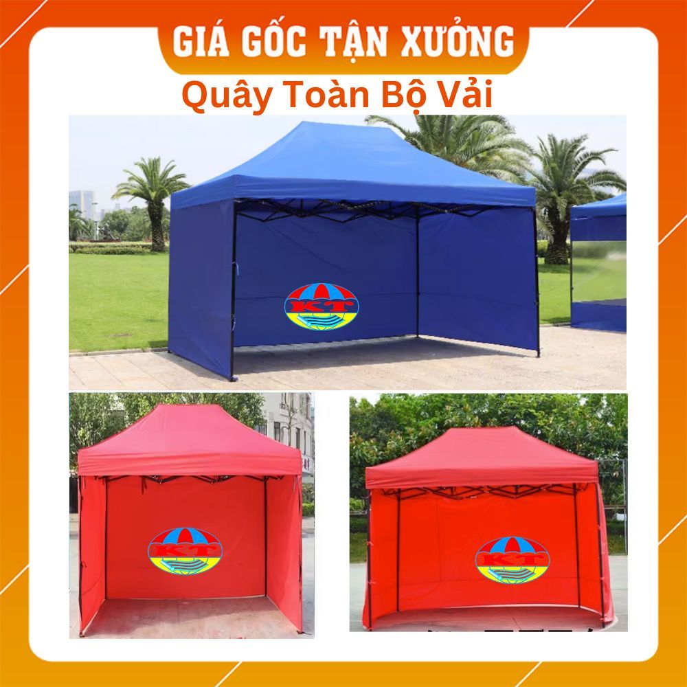 [Nặng 50 KG] Nhà Bạt Di Động Đa Năng 3M X 6M Có Bạt Che 3 Mặt Che Nắng, Che Mưa Ngoài Trời, Che Nắng, Che Mưa Ngoài Trời