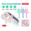 Lưới Tắm Cho Bé Sơ Sinh Gấp Gọn Điều Chỉnh Kích Thước Chống Trượt 5 Móc Bảo Đảm An Toàn Cho Bé