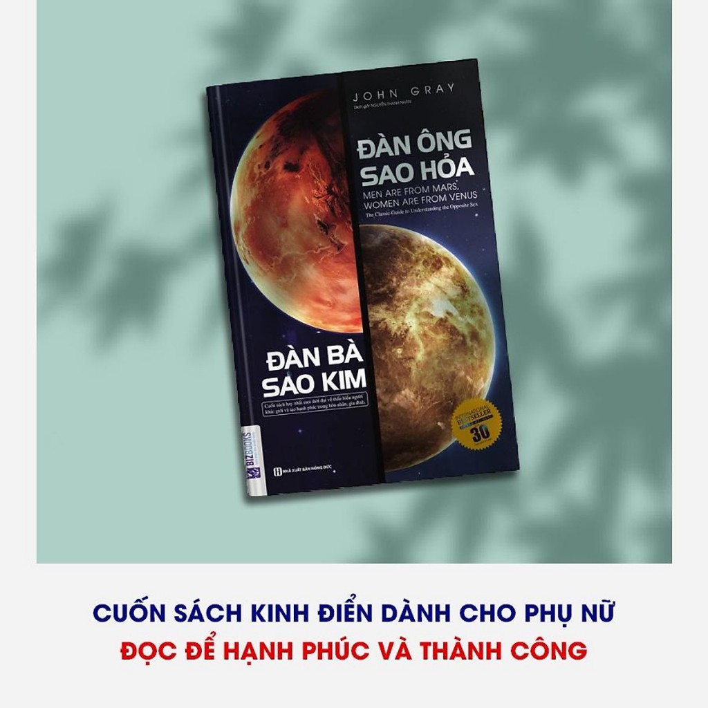 Sách Phụ Nữ Thông Minh: 7 Bài Học Lựa Chọn Hạnh Phúc Và Đàn Ông Sao Hỏa Đàn Bà Sao Kim - Bizbooks