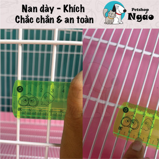 Chuồng petland cao cấp đế nhựa bánh xe - Chuồng Chó - Mèo -  Thỏ - Bọ -Hamster__