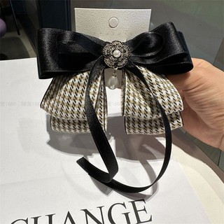 [🔥XƯỞNG SALE SẬP SÀN🔥] Kẹp Ruy Băng Nơ Caro Đính Charm K227