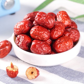 Táo đỏ Hàn Quốc sấy khô 1kg, pha trà, ăn vặt, hầm canh thơm ngon, bổ dưỡng - Lãn Ông