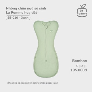 La pomme AW2024 Nhộng chũn ngủ sơ sinh La Pomme hoạ tiết cho bé