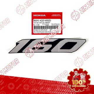 Tem AB 2022 Zin, Tem Rời Xe AirBlade 160 2022 Xanh Xám Phiên Bản Tiêu Chuẩn Chính Hãng - ZZM