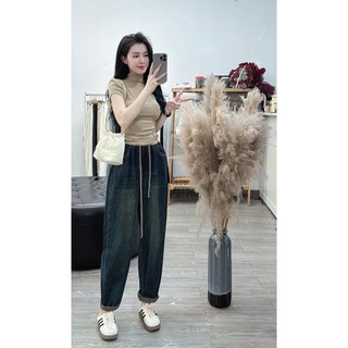 Áo Thun dáng BASIC Cổ Tim Ôm Dáng