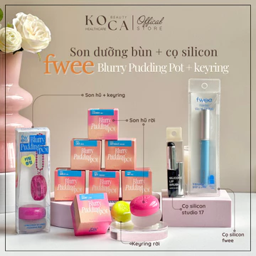 [ Fwee ] - Son bùn Fwee Blurry Pudding Pot (có keyring rời)
