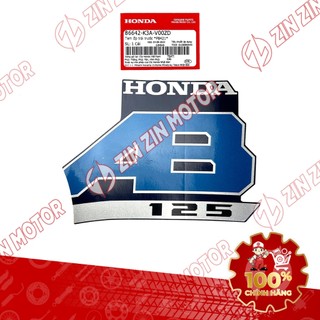 Tem AB 2022 Zin, Tem Rời Xe AirBlade 125 2022 Xanh Đen Phiên Bản Tiêu Chuẩn Chính Hãng - ZZM